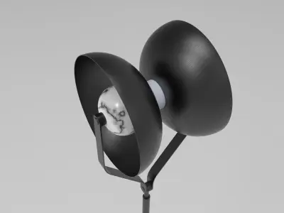 Black Hole COLLECTION FLOOR LAMP  Low-poly 3D model