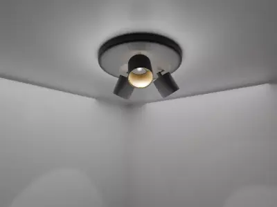 modern stylish light  Low-poly 3D model