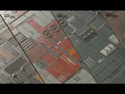 Scifi Wall Panel Texture Set E Texture