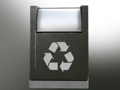 garbage container modern 3D model