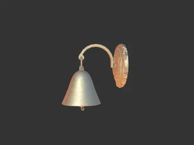 Door Bell Low-poly 3D model