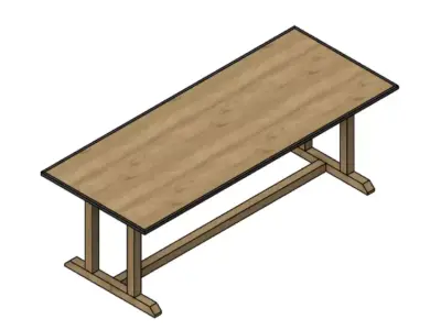 Table 3D model 5