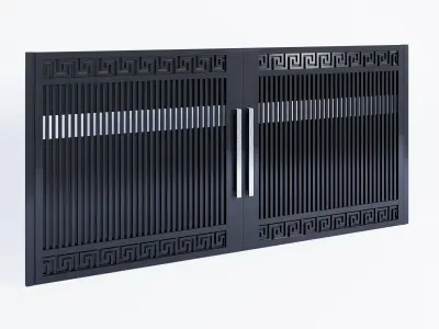 Gate For House Modern 3D model