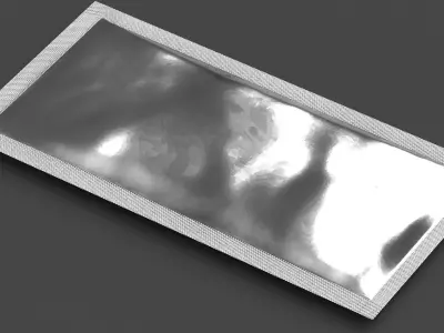 Metalic food packaging v3 PBR 3D model