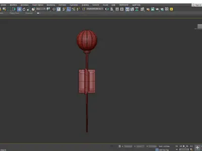 Corbett Tempest Wall Sconce Low-poly 3D model