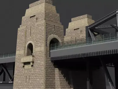 Sydney Harbour Bridge 3D model