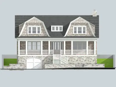 Cape Cod House 8 3D model