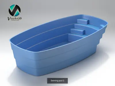 Swiming pool collection 3D Model Pack