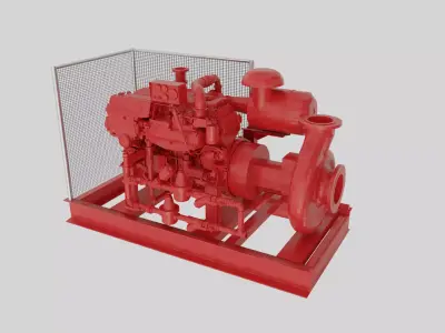 Fire Pump  3D model