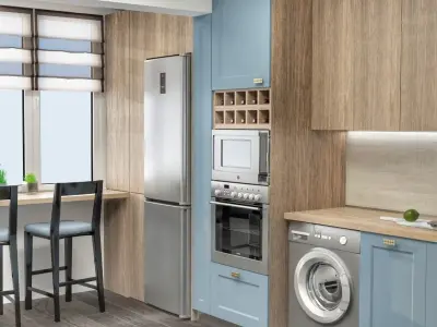 Transitional Kitchen 3D model