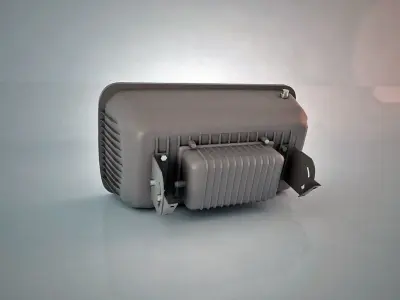 Halogen flood Light 3D model