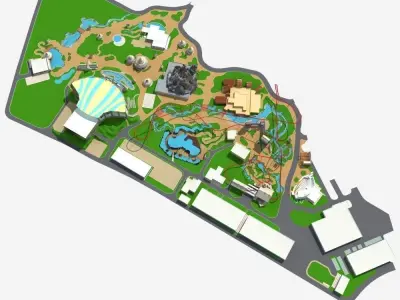 Amusement Park 3D model