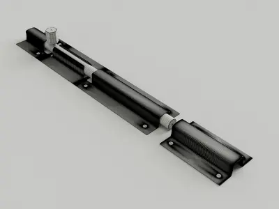 Flush Tower Bolt 3D model