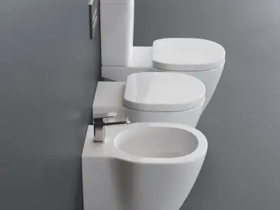 Ideal Standard Connect WC Low-poly 3D model