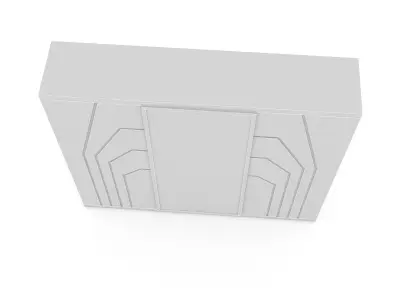 3D modern door design 06 Low-poly 3D model
