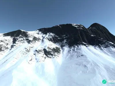 Snow Mountain 04 3D model