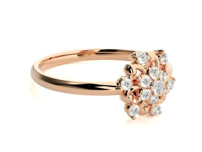Women ring 3D print model 81