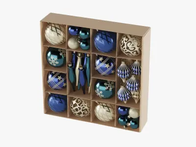  Christmas Ornament Set 02 