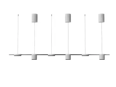 Pendant lamp GrenGo by Romatti Black 3D model