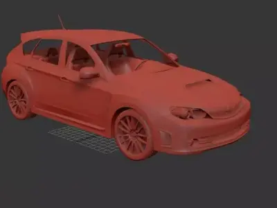 Subaru Impreza WRX STI 2010 3D print model
