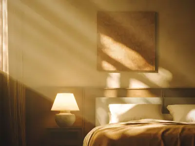 Warm Minimal Bedroom 3D model