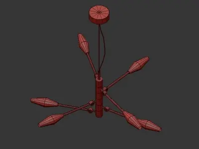 Paulette Chandelier 3D model
