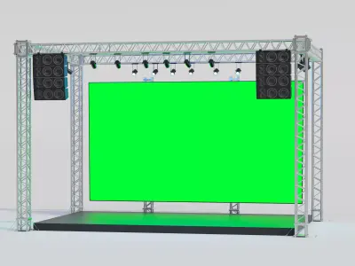 Concert Stage 10 3D model