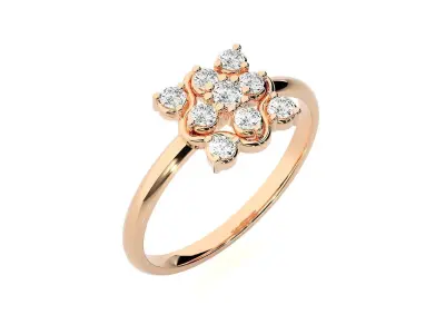 Women ring 3D print model 76