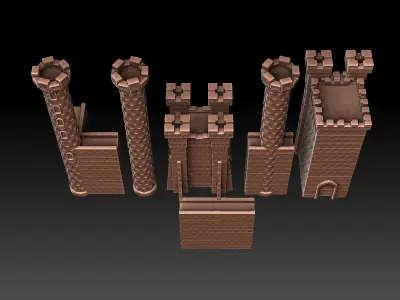Heroes of Might and Magic 3 Castle 3D print model