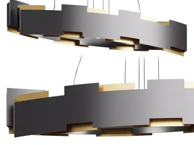  Moderne Chandelier 3D model