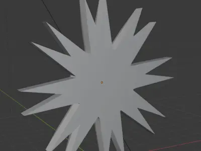 Sun Star Pendant Necklace 2 3D print model