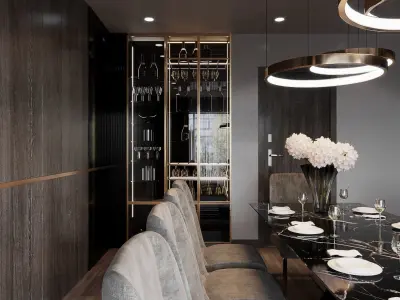 dinning room 3D model purchase