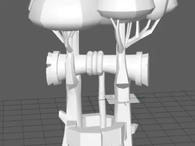 agic well Low-poly 3D model