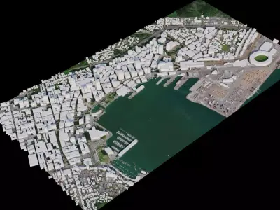 Wellington - New Zealand 3D model