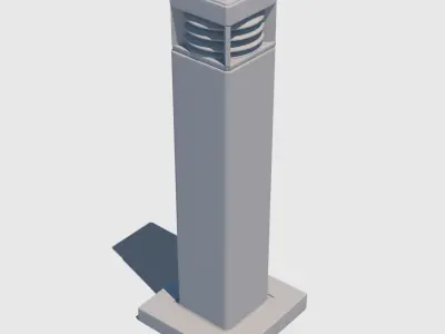 Bollard Light-3D Scan 3D model