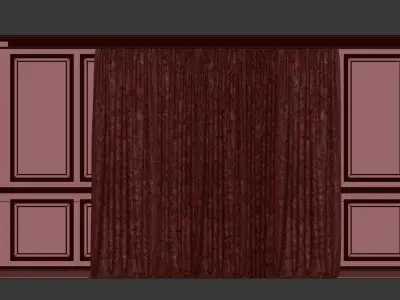Curtain Set 218 3D model