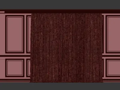 Curtain Set 246 3D model
