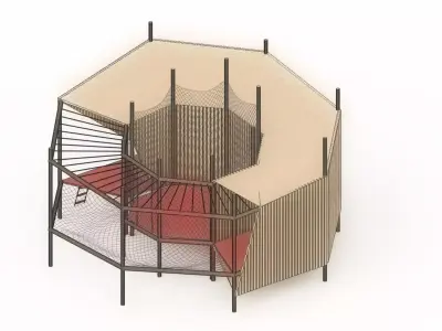 Playground For Kids Version 01   3D model