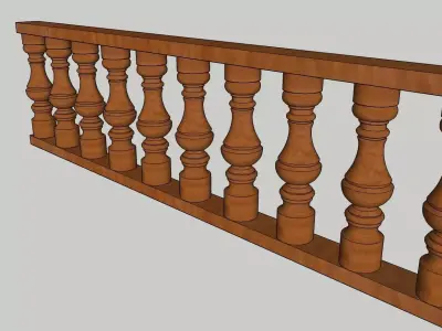 Baluster 3D Model Download 3D model Sketchup 3D model 3D model