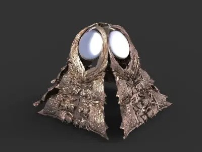 Blood pyramid Shell 3D 3D model