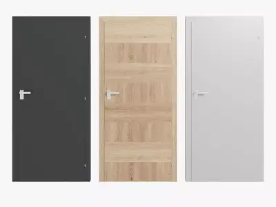 Interior Door 04 3D model