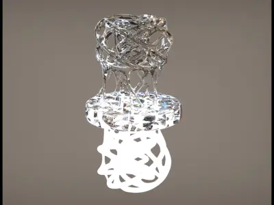 Glass House 3D model