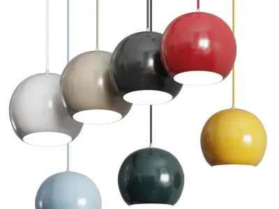  Topan VP6 Lamp Verner Panton 3D model