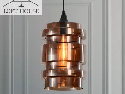 Hanging lamp LOFT HOUSE P-159 3D model