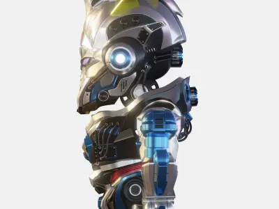 Robot Character 01 - Scifi Edition 3D model
