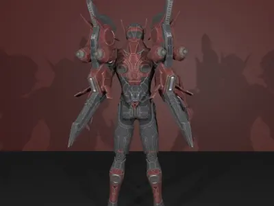 scouter hypersync 3D model