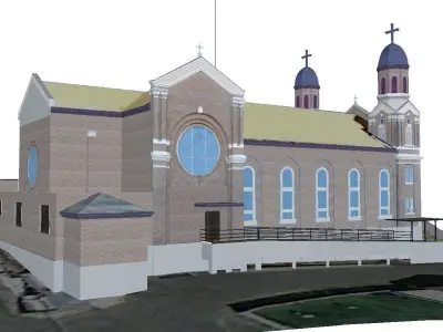 Architecture-Religion-God-Culture-Temple-018 church 3D model
