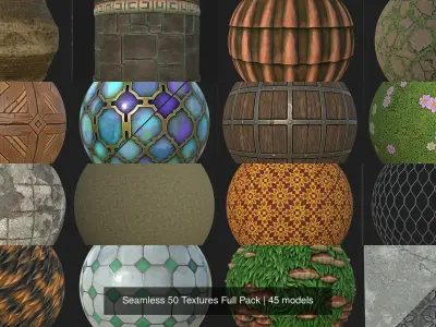 Seamless 50 Textures Full Pack Texture