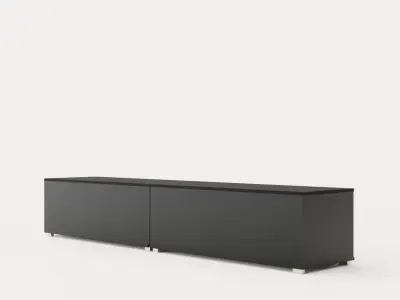 Storsjo TV Bench 200 Cm With Led Lighting Low-poly 3D model