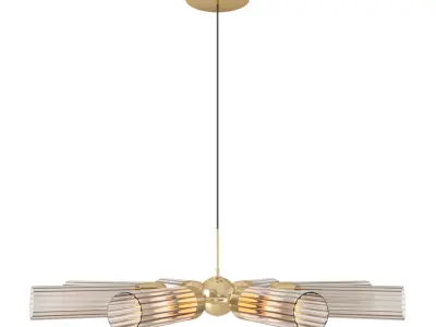 Chandelier Verona Low-poly 3D model